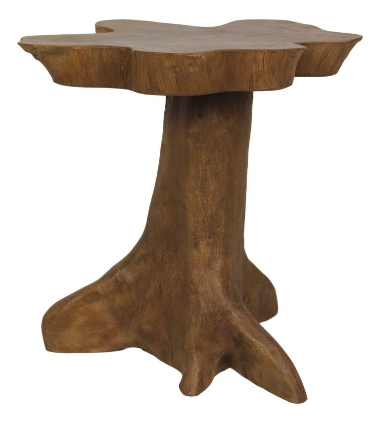 Beistelltisch Bintang - ø50-60x50 - Natur - Teak