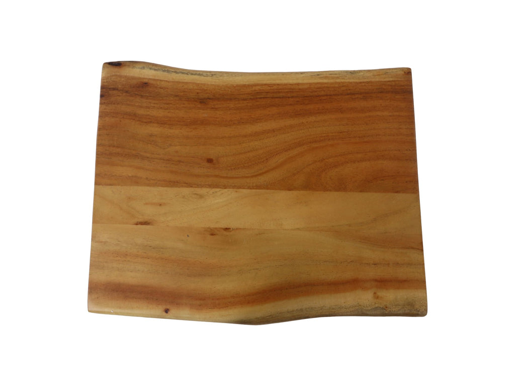 Beistelltisch Live Edge - 38x30x65 - Natur/Schwarz - Akazie/Eisen