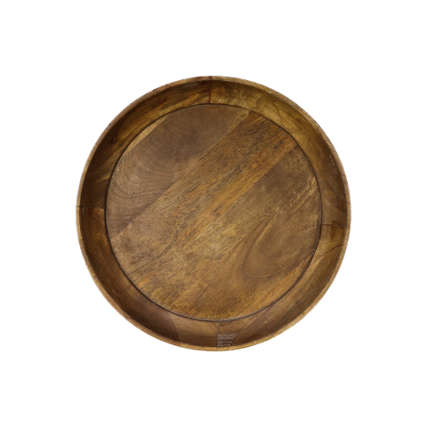 Beistelltisch Ventura - ø40x42 cm - natur - Mangoholz/Eisen