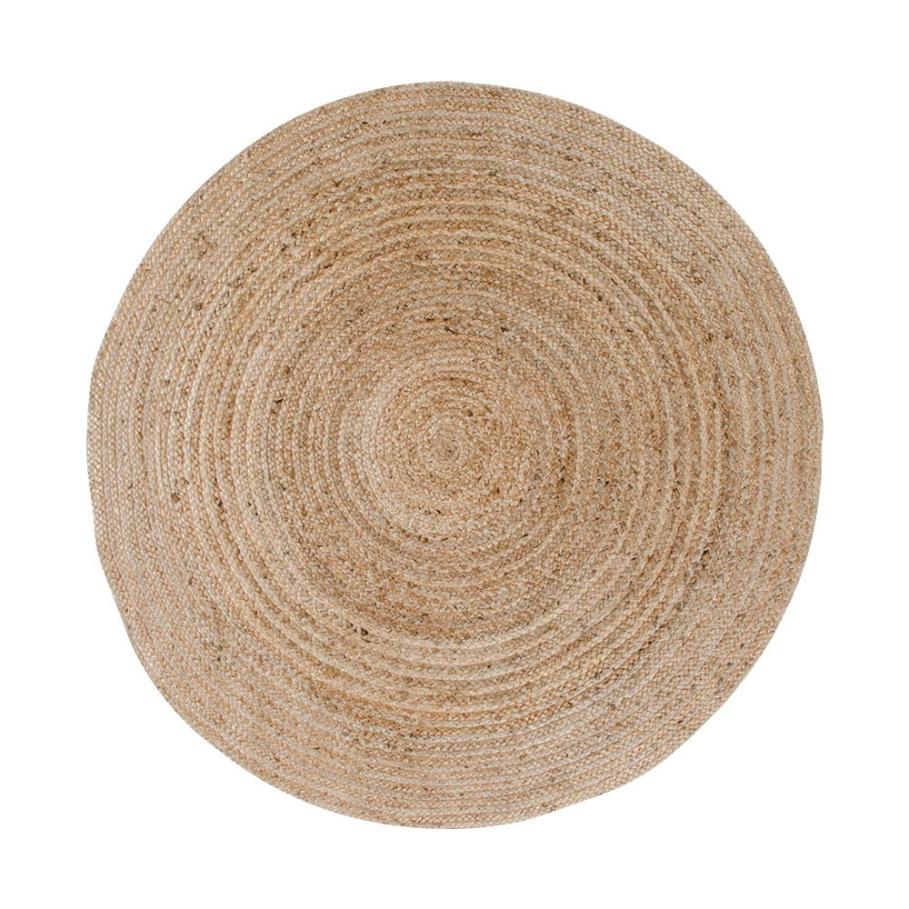 Bombay-Teppich - Teppich aus geflochtenem Jute, Natur, Ø150 cm