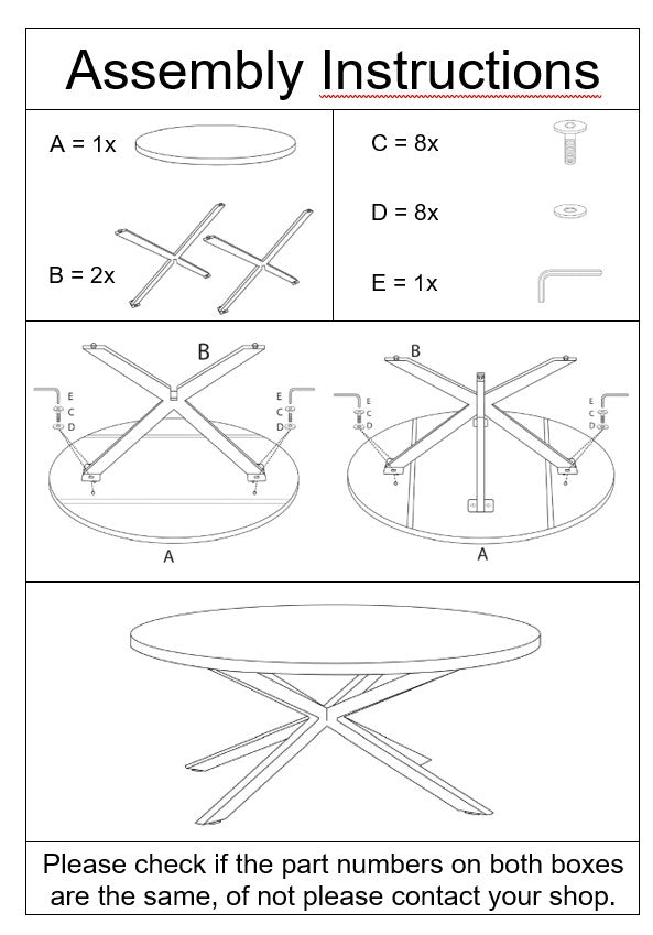 Brix Sturdy Rund 130 cm