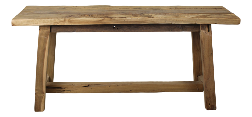 Dekorative Bank Lawas - 100x27x46 - Natur - Teak