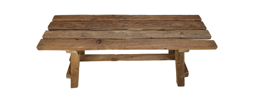 Dekorative Bank Neapel - 100 cm - natur - Teak