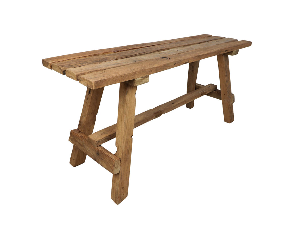 Dekorative Bank Neapel - 100 cm - natur - Teak