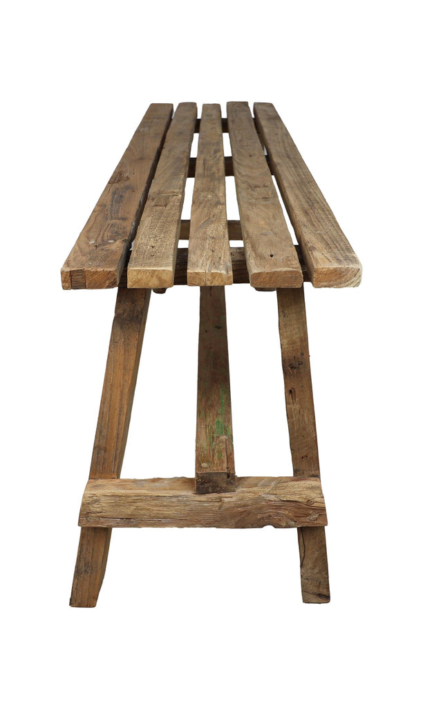 Dekorative Bank Neapel - 120 cm - natur - Teak