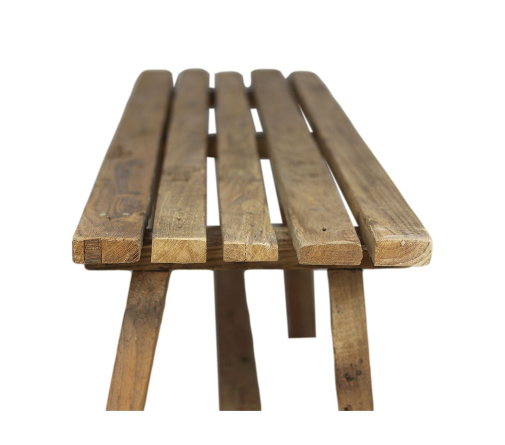 Dekorative Bank Neapel - 120 cm - natur - Teak