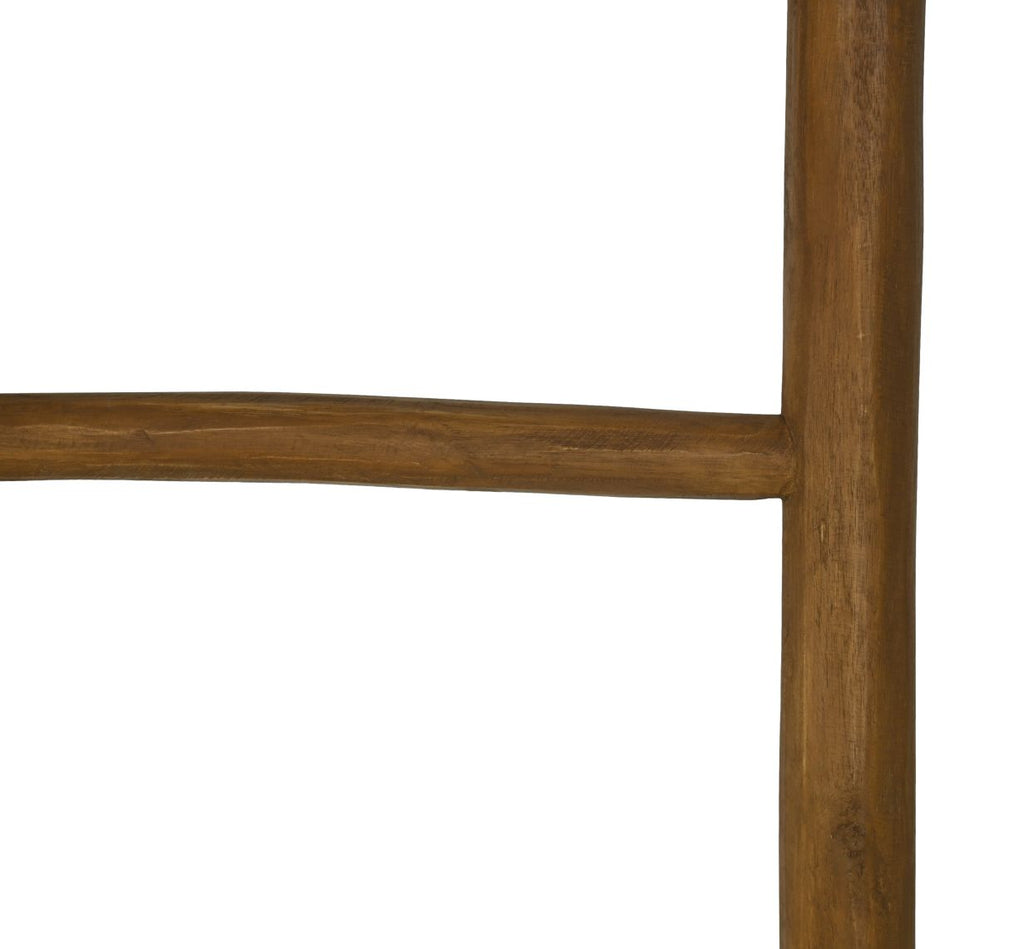 Dekorative Leiter - 35-45x5x150 - Walnuss - Teak