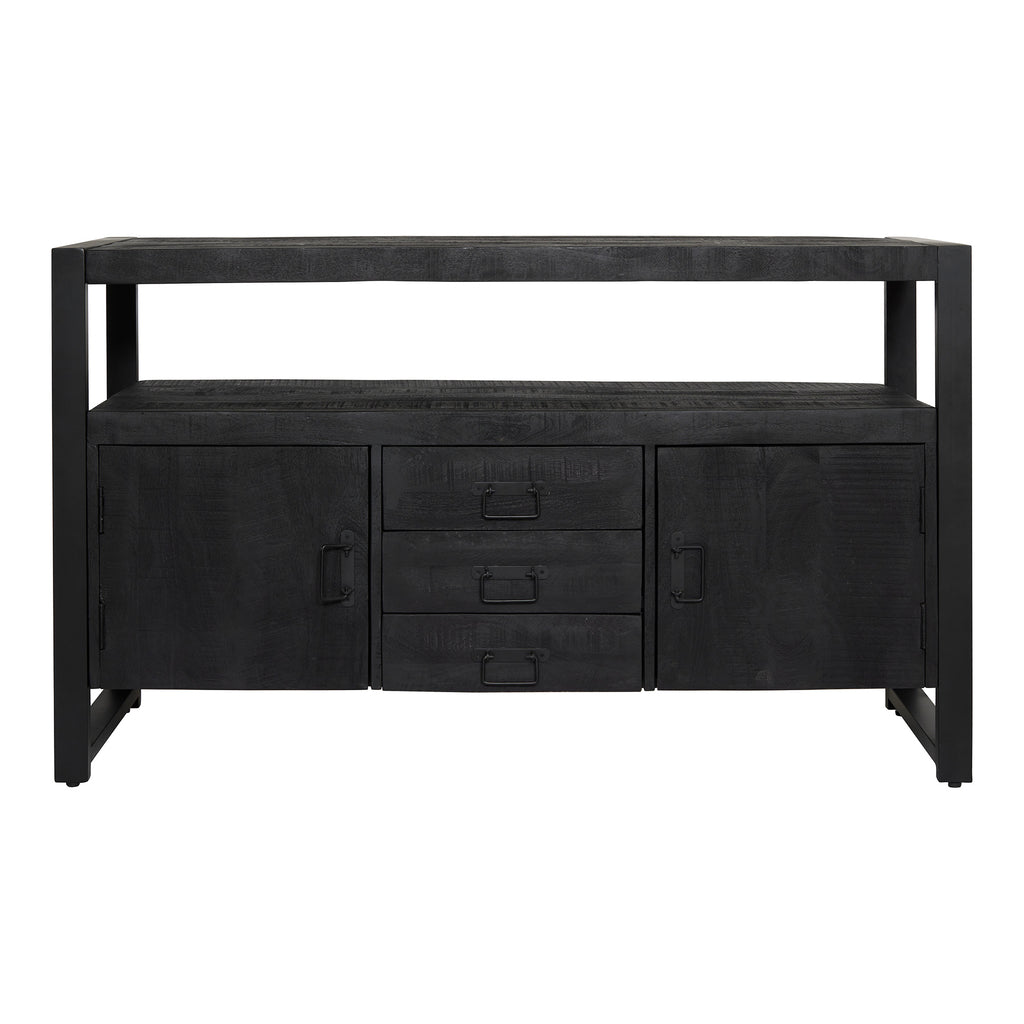 Dressoir Boaz Schwarz | 135 cm