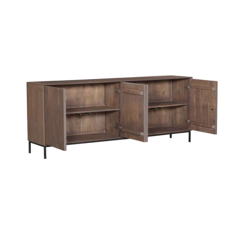 Dressoir Madison Walnoot | 210 cm

Translated to German: Sideboard Madison Walnuss | 210 cm