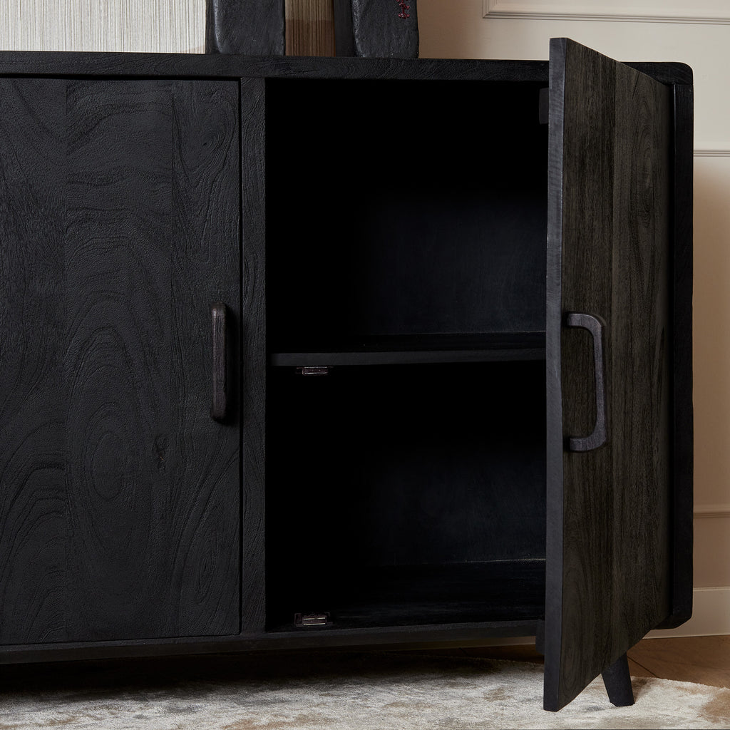 Dressoir Omaha Schwarz | 180 cm