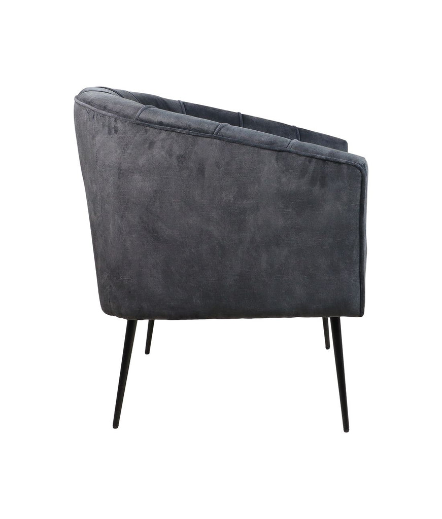 Fauteuil Chester - 72x71x80 - Anthrazit - Adore 29