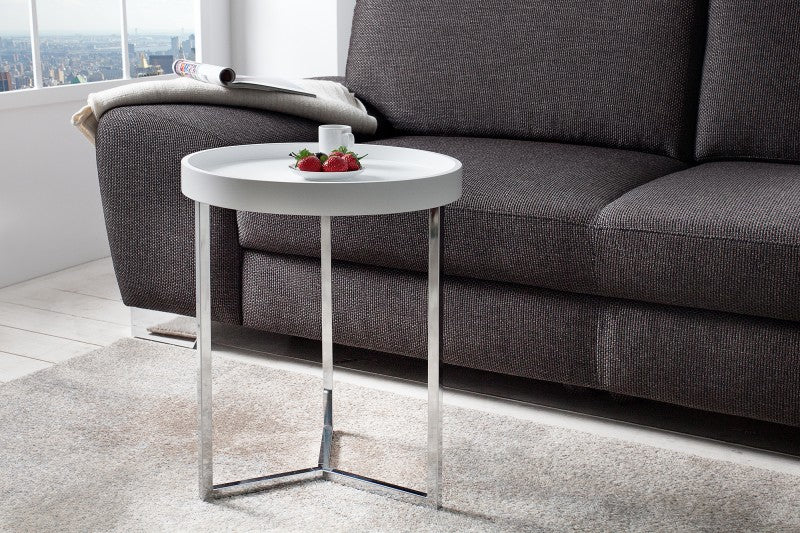 Couchtisch Modular 40cm weiss silber/ 36715