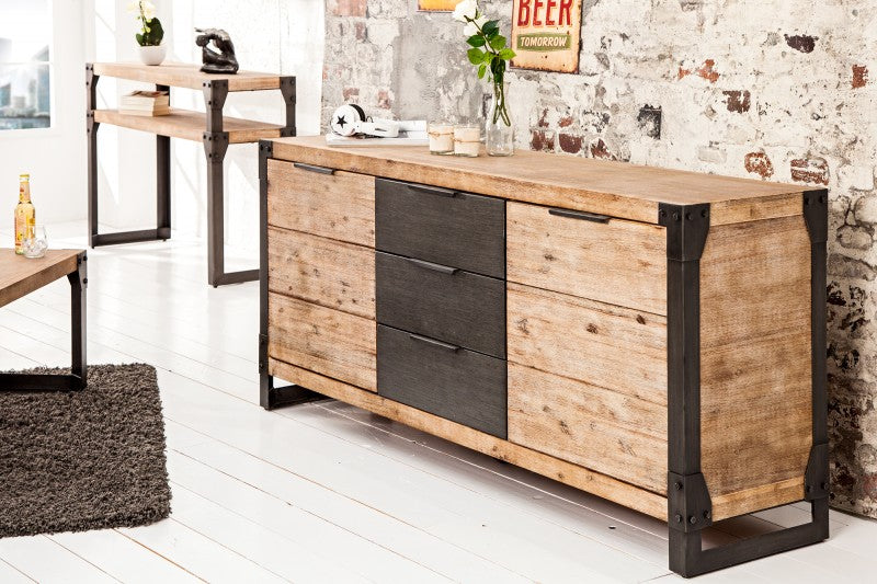 Sideboard Factory 180cm Akazie teakgrau/ 36771