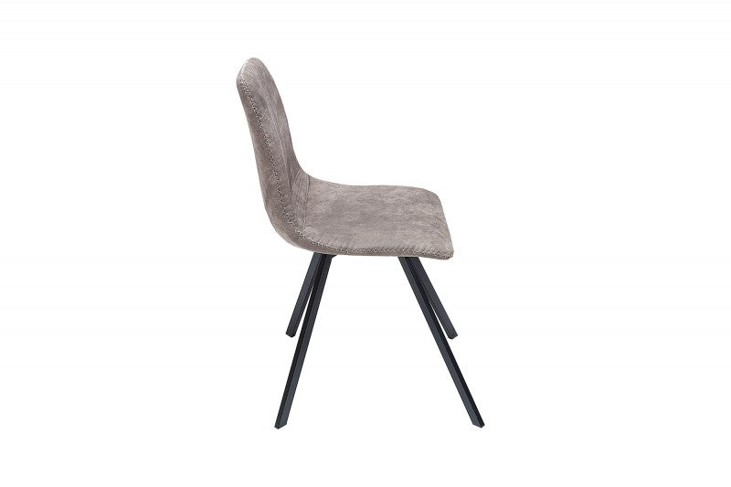 Stuhl Amsterdam Retro taupe grau