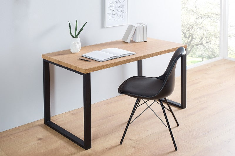 Schreibtisch Oak Desk 120cm schwarz Eiche/ 38428