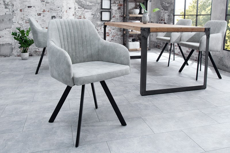 Stuhl Lucca stone grau