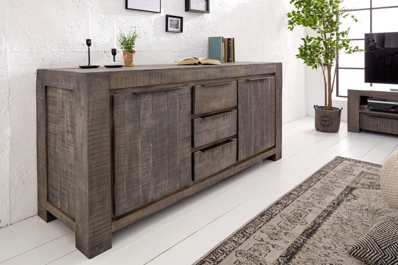 Sideboard Iron Craft 175cm grau Mango/ 39277