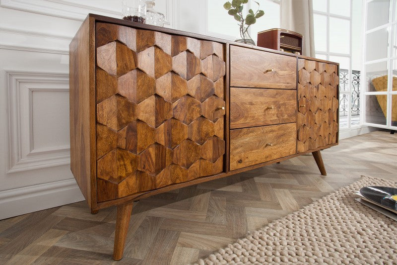 Sideboard Mystic Living 145cm Sheesham/ 39742