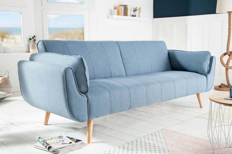 Schlafsofa Divani II 215cm hellblau Struktur/ 40088