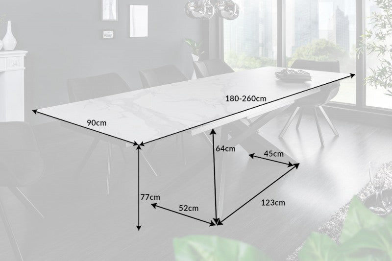 Esstisch Euphoria 180-220-260cm Keramik