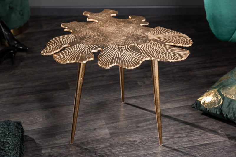 Couchtisch Leaf 57cm gold/ 40390