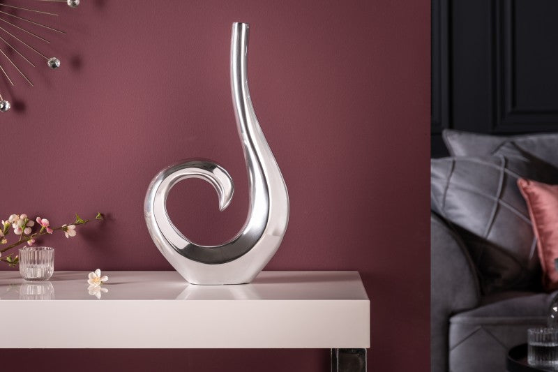 Vase Wave silber 47cm/ 8841