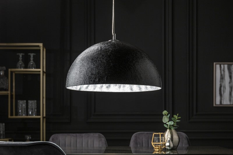 Hängeleuchte Glow schwarz silber 50cm/ 38294