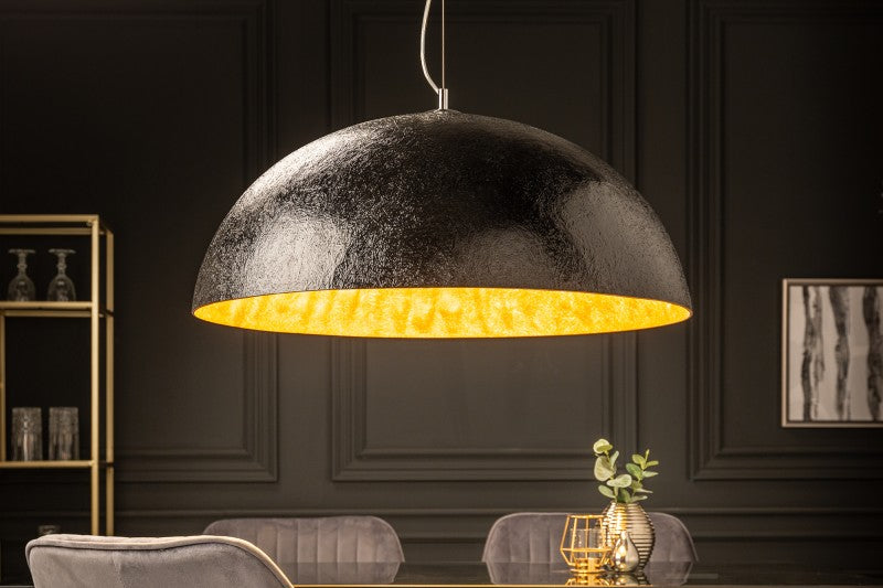 Hängeleuchte Glow schwarz gold 70cm/ 10719