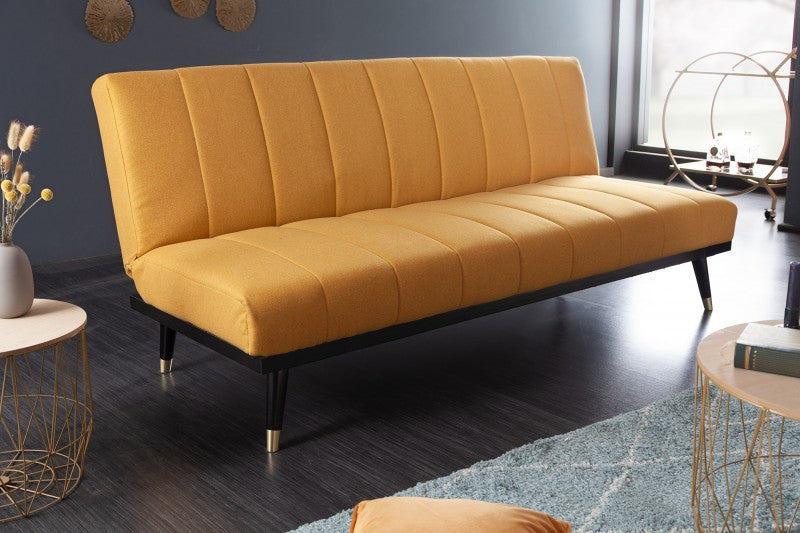 Schlafsofa Petit Beaute 180cm senfgelb/ 40835