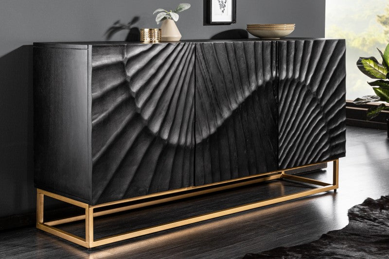 Sideboard Scorpion 140cm Mango schwarz/ 41399