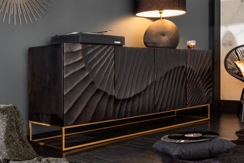 Sideboard Scorpion 177cm Mango schwarz/ 39232