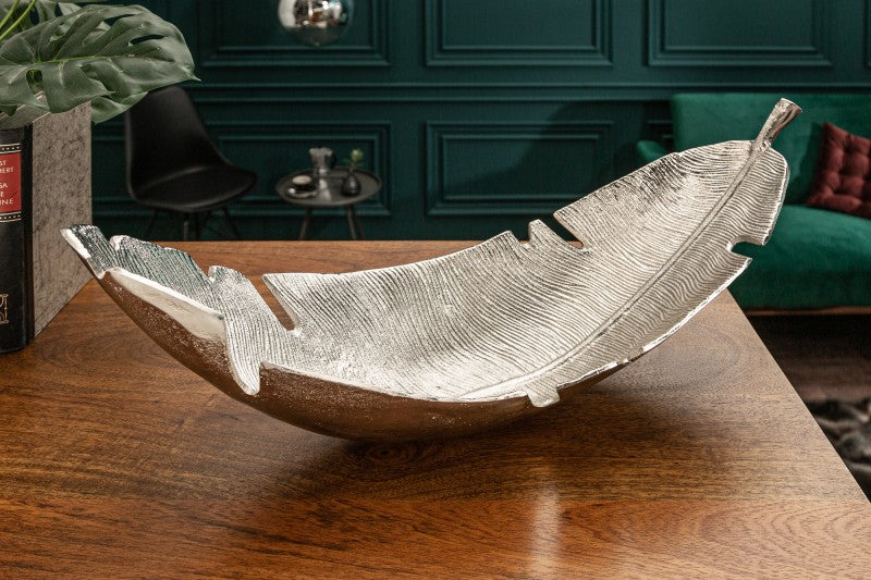 Schale Silver Leaf 60cm silber/ 41601