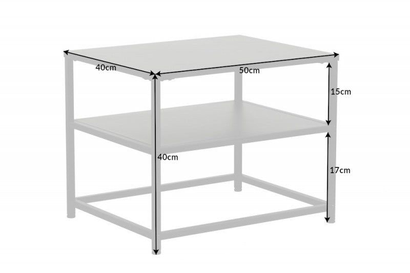 Beistelltisch Dura Steel Schwarz