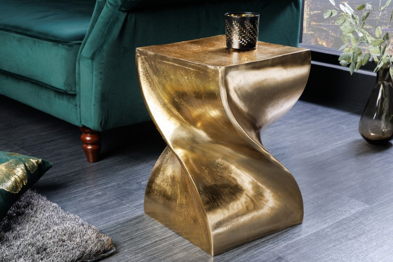 Hocker Twist 45cm gold/ 42005