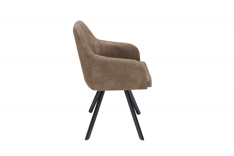 Stuhl Lucca taupe braun