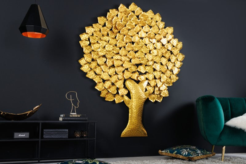 Wanddeko Tree of Life 170cm gold/ 42782