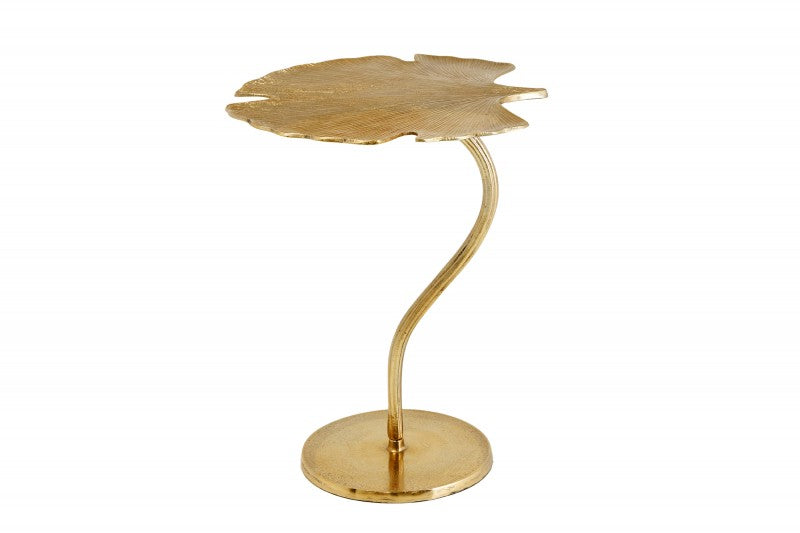 Beistelltisch Ginkgo leaf 53cm gold/ 41789