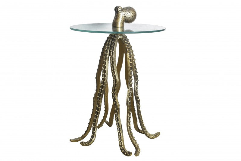 Beistelltisch Wildlife Octopus 65cm messing/ 43498