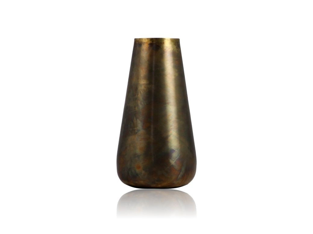 HSM Collection-Vase Siena Small -ø18x34-Gold-Metall