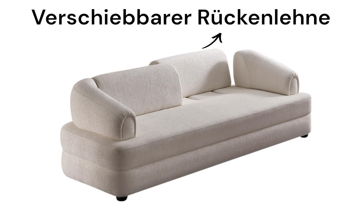 Mia Sofa Handarbeit Massivholz Hochwertiger Stoff