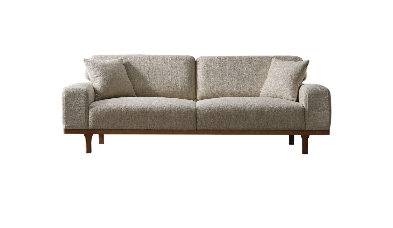 Vesta Sofa Handarbeit Massivholz Hochwertiger Stoff