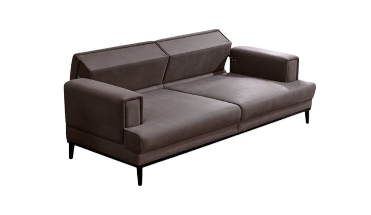 Zeus Sofa Handarbeit Massivholz Hochwertiger Stoff