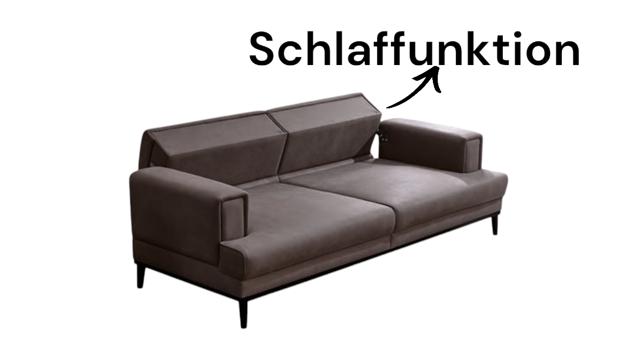 Zeus Sofa Handarbeit Massivholz Hochwertiger Stoff