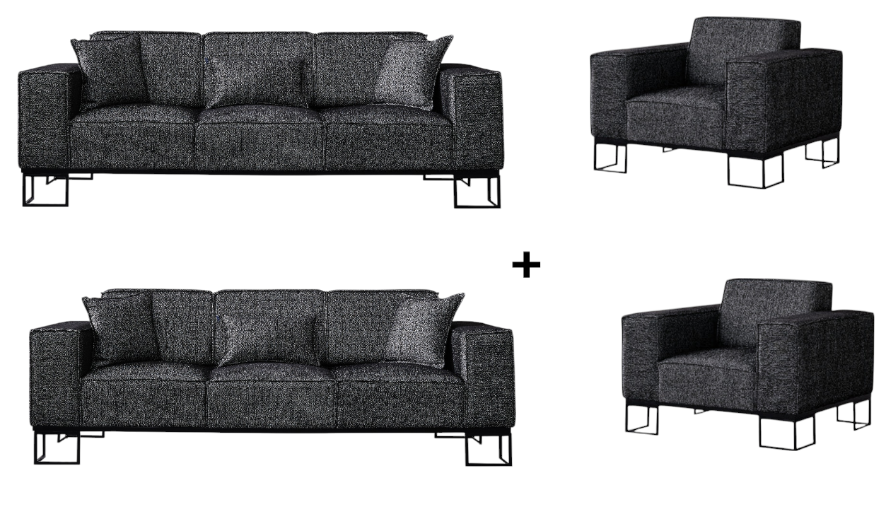 Flog Sofa Handarbeit Massivholz Hochwertiger Stoff