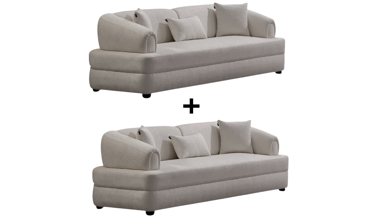 Mia Sofa Handarbeit Massivholz Hochwertiger Stoff