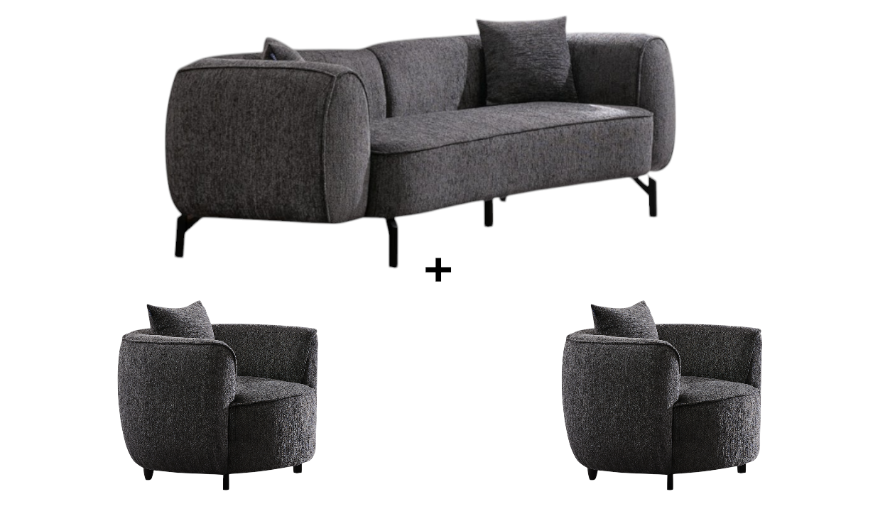 Paula Sofa Handarbeit Massivholz Hochwertiger Stoff