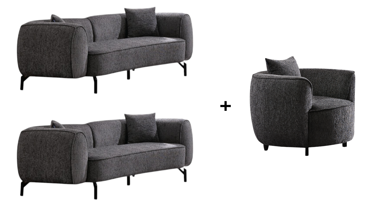 Paula Sofa Handarbeit Massivholz Hochwertiger Stoff