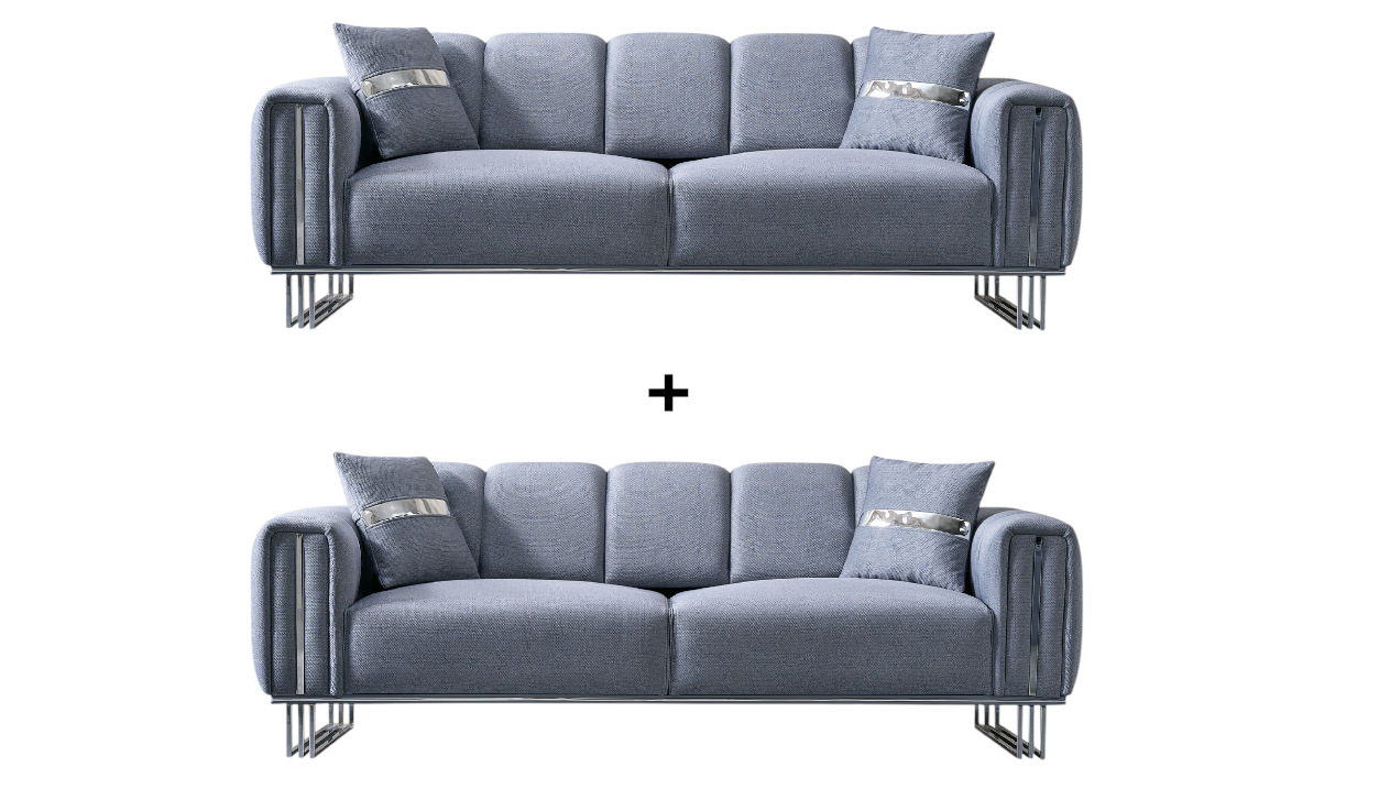 Punto Sofa Handarbeit Massivholz Hochwertiger Stoff