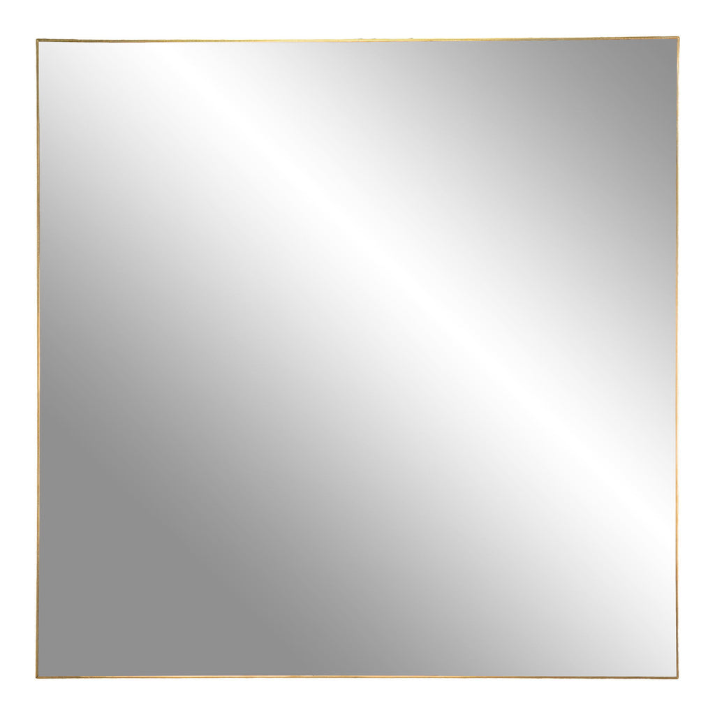 Spiegel Jersey - Spiegel mit Messing-Look-Rahmen 60x60 cm