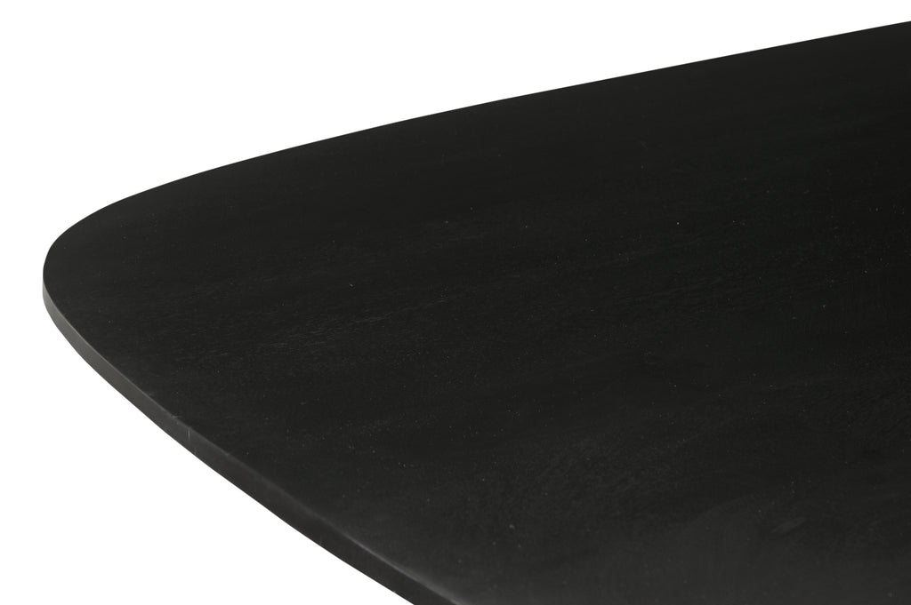 Jesper Dänisch Oval Schwarz 210cm